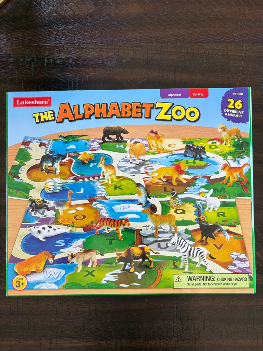 Lakeshore The Alphabet Zoo Educational Animal Matching Game - Multi-Color
